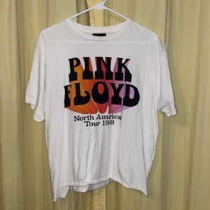 Retro Brand Large Pink Floyd Band Tee